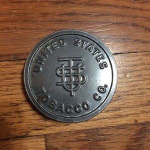 Vintage United States Tobacco Company Belt Buckle